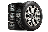 Buy four select tires, get up to a $125 rebate by mail or earn